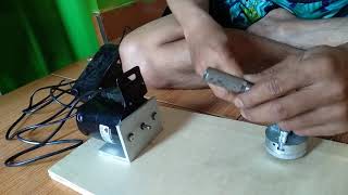 Modifikasi dinamo mesin jahit menjadi mesin bubut mini Mini Lathe...(part 1)