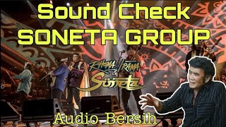 Rhoma Irama Dan Soneta Group Sound Check Audio Bersih Cek Sound Test Speaker Latihan