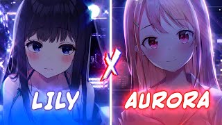 Nightcore - Lily x Aurora ➡ Switching Vocals