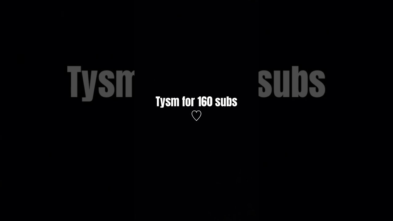  Music Tysm For 160