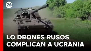 La artillería ucraniana está inmovilizada por los drones rusos | #26Global