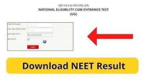 NEET Exam Result 2022 | Download Best Link Active @Neet.Nta.Nic.in