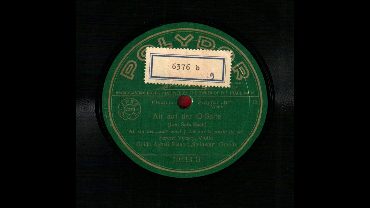 Johann Sebastian Bach: Air.