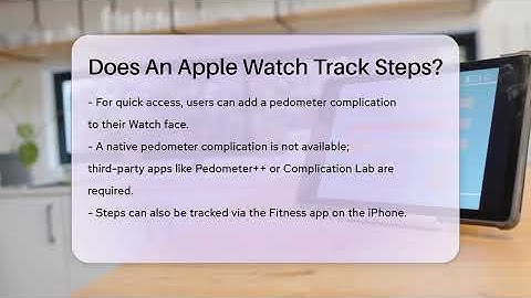 Does An Apple Watch Track Steps? - Talking Tech Trends