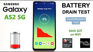 Samsung Galaxy A52 5G - Battery Drain Test