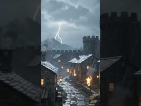 🏰 Dark Medieval Village Vibes 🌑🔥 | Game of Thrones Style #Shorts