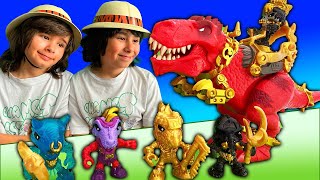 El Misterio de los cazadores de TREX de Treasure X Dino Gold