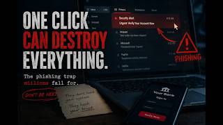 ⚠️ One Click Can Destroy Everything | How Phishing Really Works