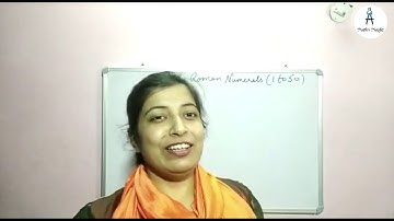 Roman Numerals (1-50) part 1