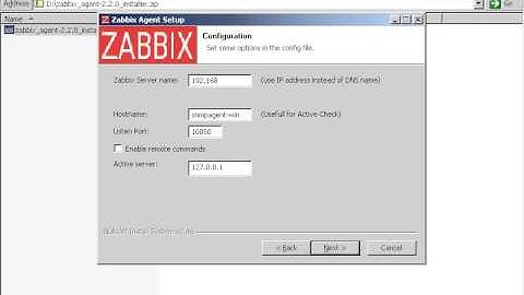 Cai dat Zabbix Agent Windows