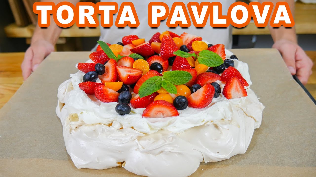 Torta Pavlova s ovocím | Viktor Nagy | recepty - YouTube