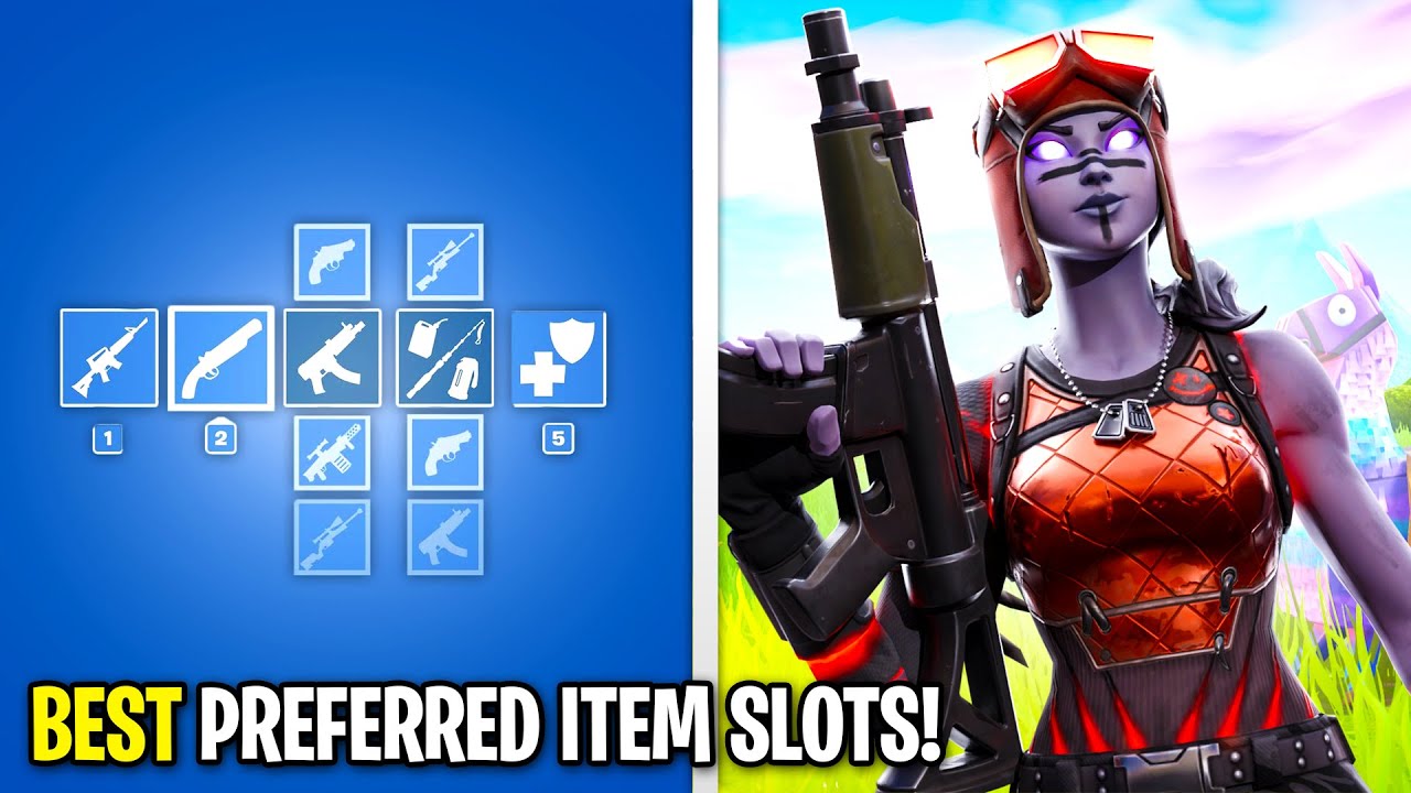 BEST PREFERRED ITEM SLOT SETTINGS FOR CONTROLLER! (New Fortnite Setting