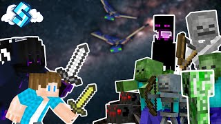 Zombie & Creeper Invasion in SKYBLOCK!