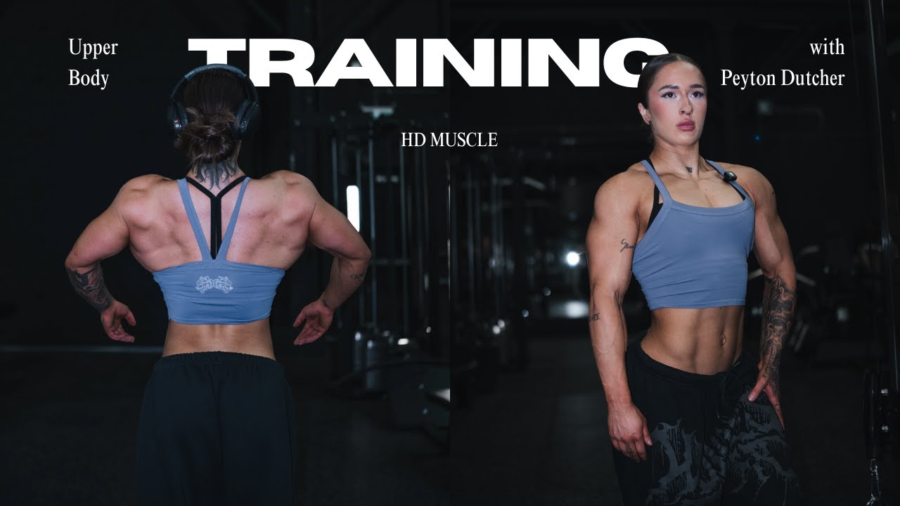 Достигает огромных размеров вместе с профессиональной бодибилдершей IFBB Пейтон Датчер.