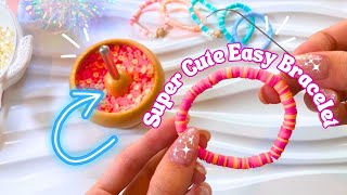 easy way to make clay bead bracelets without a bead spinner｜TikTok Search