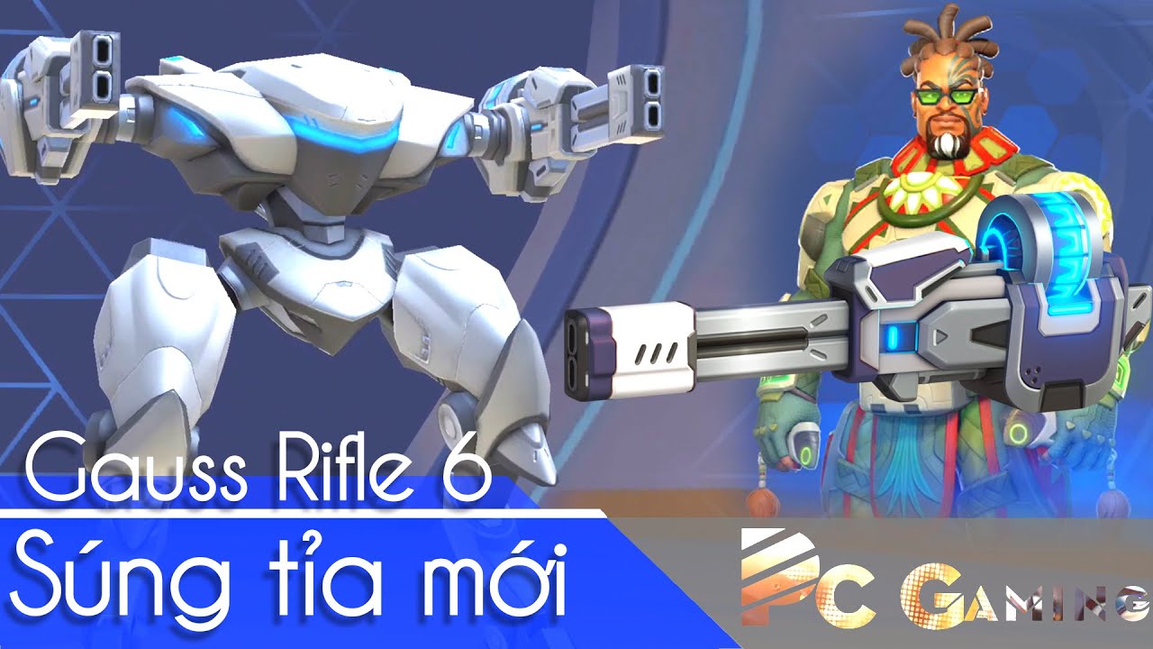 [ Mech Arena VN 136 ] Gauss Rifle 6 mech arena Khẩu súng có hiệu ứng