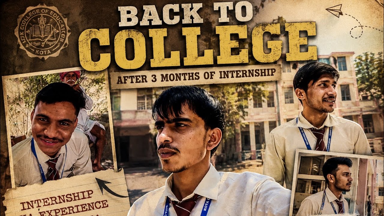 Internship Ka Experience + College Comeback Vlog 🔥Backbenchers Return