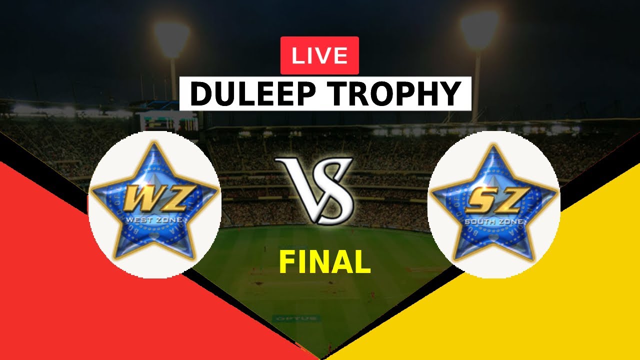 🔴LIVE WZ VS SZ FINAL DAY 4 DULEEP TROPHY 2022 WEST ZONE VS SOUTH ZONE SZ VS WZ SCORECARD