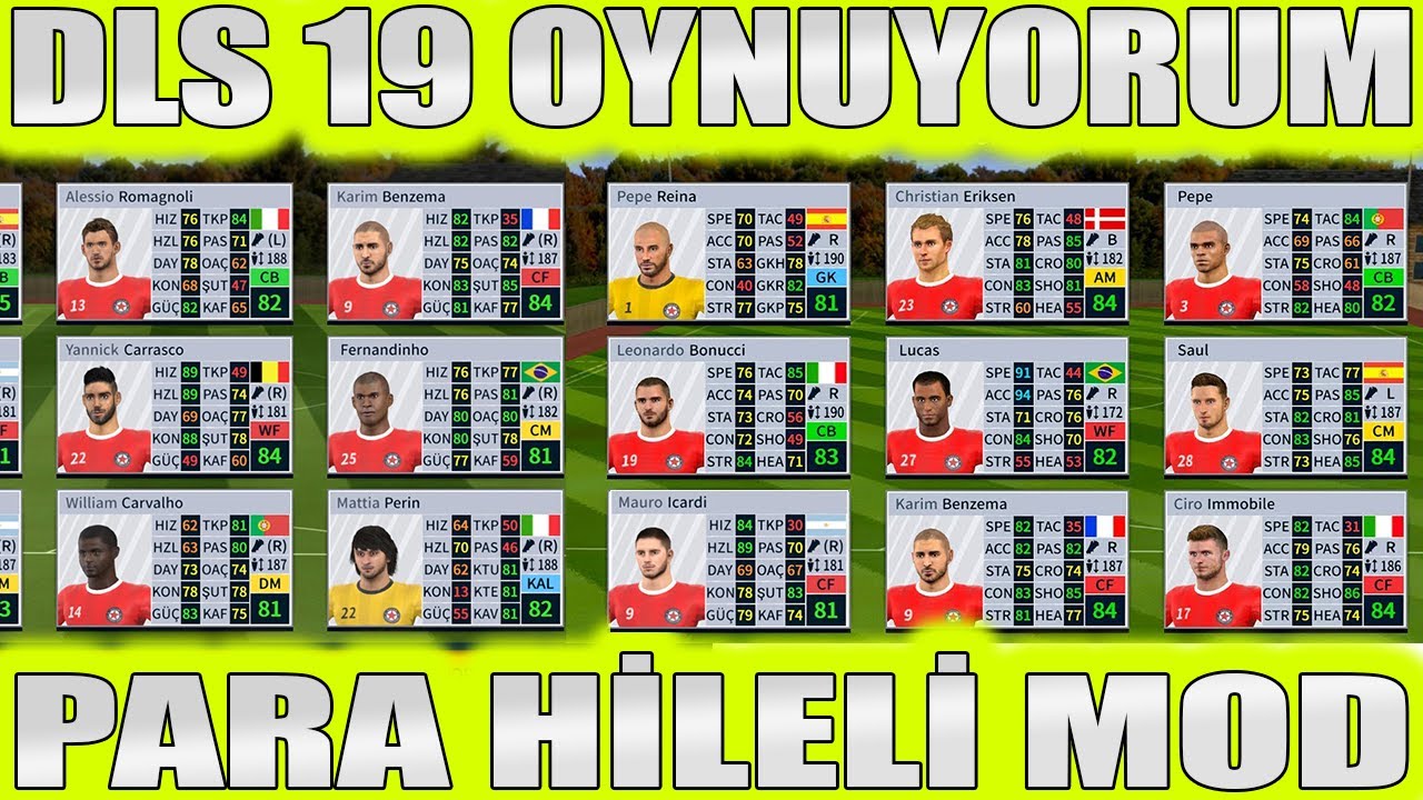 DLS 19 PARA HİLELİ MOD OYNUYORUM - DREAM LEAGUE SOCCER 2019 - YouTube