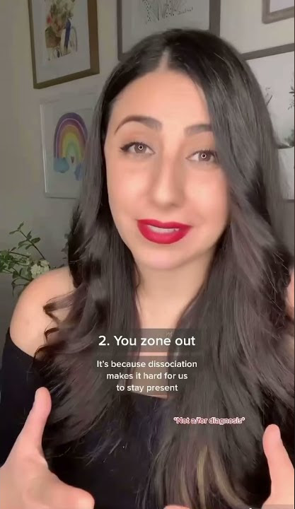 Am I dissociating? Here are 3 signs of dissociation #dissociation #mentalhealth #anxiety #shorts