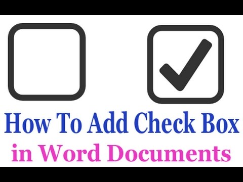 🔥🔥How to Insert Checkbox to Microsoft Word🔥🔥🔥🔥 - YouTube