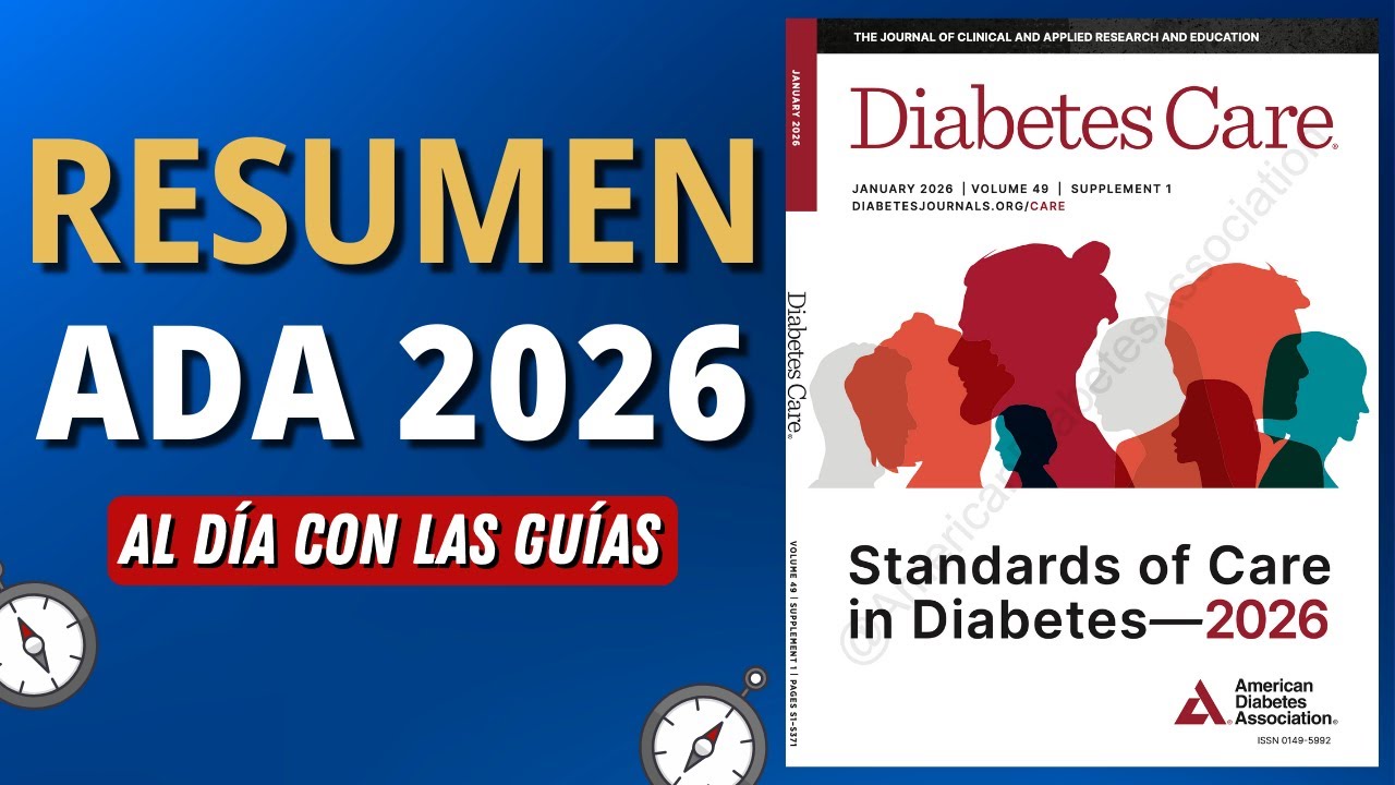 Diabetes | ADA 2026 en MENOS de 30 minutos #aldíaconlasguías