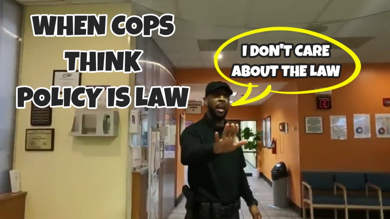 When Cops Don't Know The Law | No Crime No Trespass - YouTube