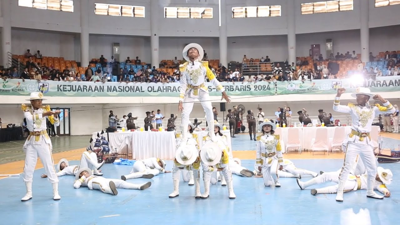 MERINDING! PASKIBRA SMKN 1 KANDANGHAUR LKBB FINAL KEJURNAS FORBASI 2024