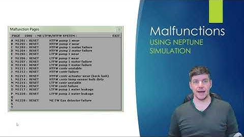 Making use of the Malfunction System - Kongsberg Neptune Simulators - MC90V