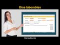Días laborables en Excel