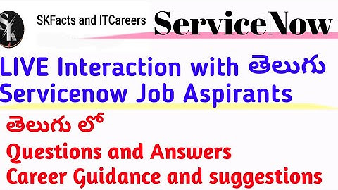 ServiceNow Questions and Answers తెలుగులో || #servicenow #interview #telugu #interviewtips