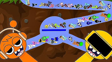 Sprunki Destroy Factory in Algodoo