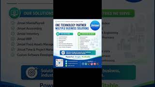 One Technology Partner Multiple Business Solutions #jimzelsoftware #automatedsolutions #philippines
