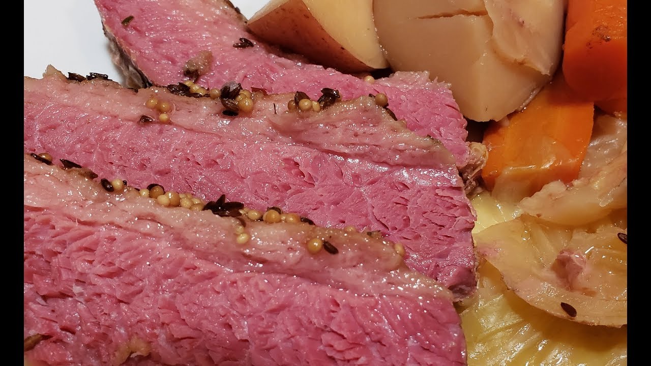 Corned Beef Dinner Awesome Slow Cooker recipe YouTube