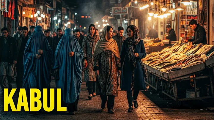 Afghanistan 4k, Pole Sorkh Kabul NIGHT Walking Tour [FULL WALK]