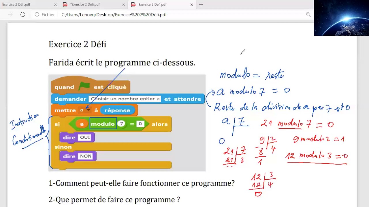 Modulo scratch - YouTube
