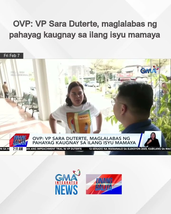 OVP – VP Sara Duterte, maglalabas ng pahayag kaugnay sa ilang isyu mamaya | Unang Balita