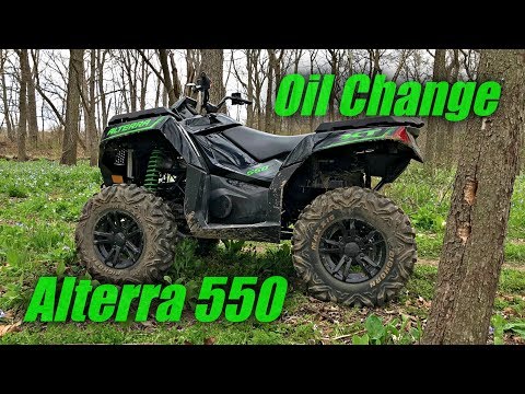 Como Oil Change on Arctic Cat ATV