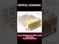 CRITICAL WARNING: Don't Kill Yourself! ⚠️⚡ #CNC #Safety