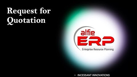 Request For Quotation