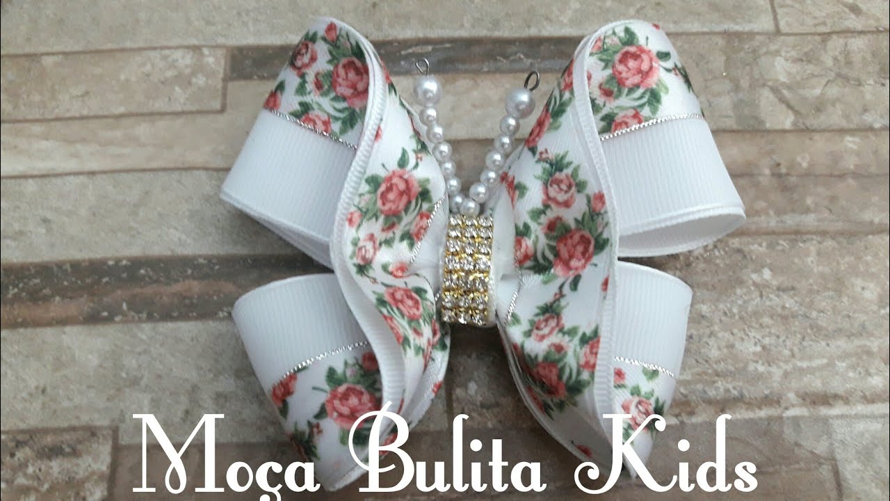 Borboleta com fita n9 de gorgurão