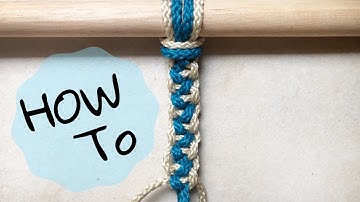 How to tie the Secret River Bar (Square Knot Variation)