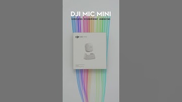 Unboxing DJI Mic Mini transmitter  (white) #djimicmini