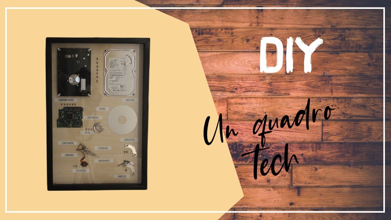 DIY - Realizzo un QUADRO TECH! - Wood&Handcraft 💡