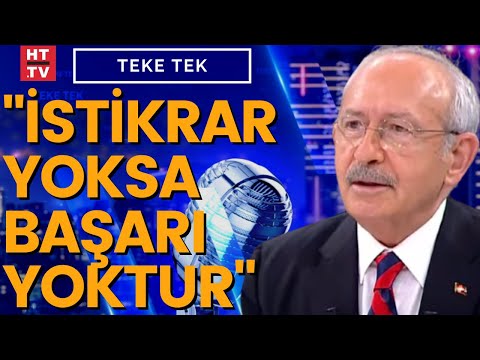 CHP'nin ekonomide çözümleri neler? Kemal Kılıçdaroğlu yanıtladı