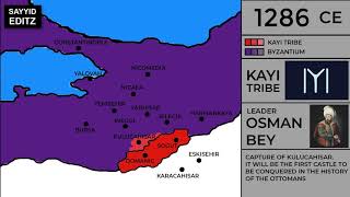 Visual Map of Anatolia: Era of Osman Gazi | 1281-1326 | History Map of Osman Gazi | Kurulus Osman