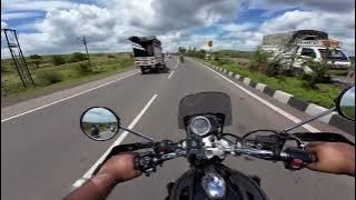 Honda Hness cb350 top speed on highway | On way to Malshej Ghat