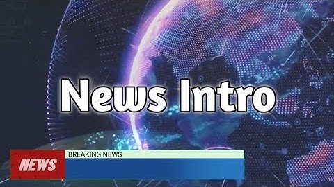 News Intro Video Template No Text | Intro News Channel #news #background