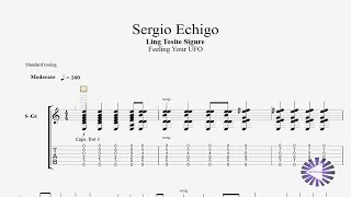 Chords For Guitar Sergio Echigo ギターtab譜 凛として時雨 Ling Tosite Sigure By Nippontab