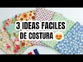 3 IDEAS DE COSTURA CREATIVA FACIL | SHOW DE MANUALIDADES